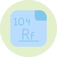 Rutherfordium Vector Icon