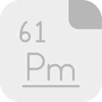 Promethium Vector Icon