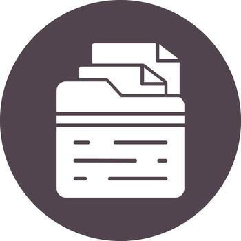 icono de vector de carpeta