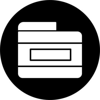 icono de vector de carpeta