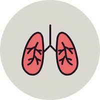 Lungs Vector Icon