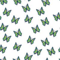 Bright multicolored butterflies seamless pattern. Wallpaper, background, children party, craft paper vector