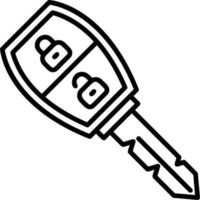 Car Key Vector Icon