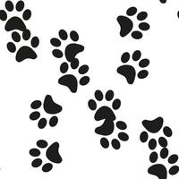 Cartoon paw for wallpaper design. Cartoon Modern design. Seamless fabric texture. vector