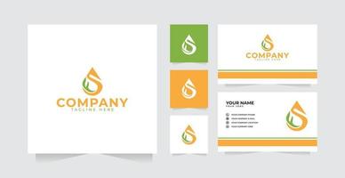 Letter S and F Energy Logo Template and business card vector