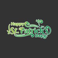 Feliz dia de San Patricio vector