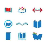 educación libro logo vector