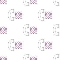 Calling seamless pattern design repeat textile design fabric print vector