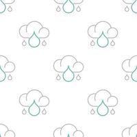 Rainy seamless pattern design repeat textile design fabric print vector