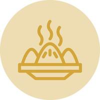 diseño de icono de vector de dim sum