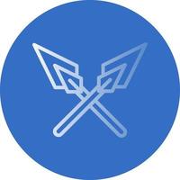 Spears Vector Icon Design
