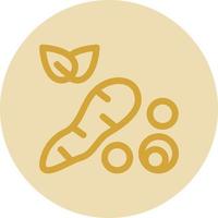 Tapioca Vector Icon Design