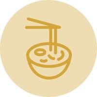 diseño de icono de vector de bibimbap