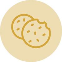 Chocolate Chip Vector Icon Design