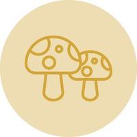 Mushroom Vector Icon Design