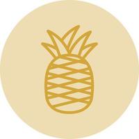 Pineapple Vector Icon Design