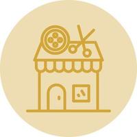 Tailor Shop Vector Icon Design