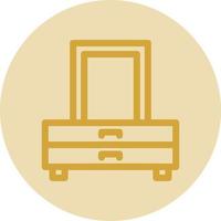 Dresser Vector Icon Design