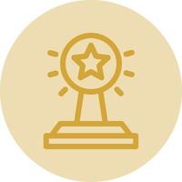 diseño de icono de vector de premio oscar