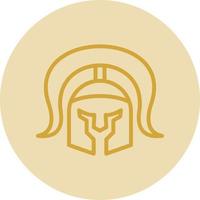 Roman Helmet Vector Icon Design