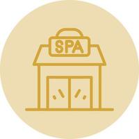 Spa Center Vector Icon Design