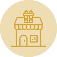 Gift Shop Vector Icon Design