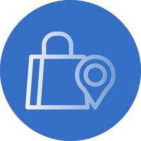 Shopping Destination Vector Icon Design