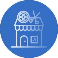 Tailor Shop Vector Icon Design