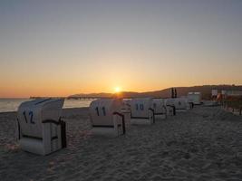 el isla de rugen en el báltico mar foto