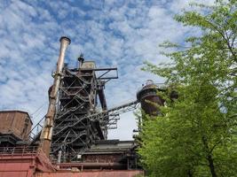 industrial Monumento en el alemán ruhr aerea foto