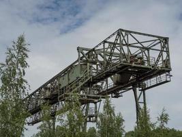 industrial Monumento en el alemán ruhr aerea foto