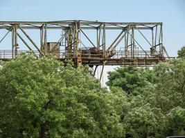 industrial Monumento en el alemán ruhr aerea foto