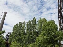 industrial Monumento en el alemán ruhr aerea foto