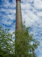 industrial Monumento en el alemán ruhr aerea foto