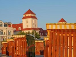 Binz playa en rugen isla en Alemania foto