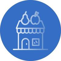 Fruits Shop Vector Icon Design