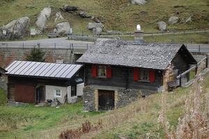 hiking in the swiss alps photo