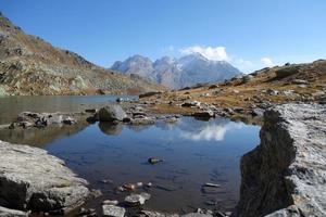 in the swiss mountains photo