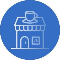 Coffee Shop Vector Icon Design
