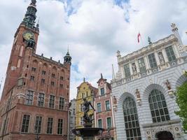 the city of gdansk in poland photo