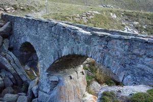 hiking in the swiss alps photo