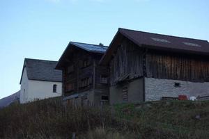 hiking in the swiss alps photo