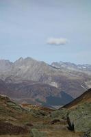 hiking in the swiss alps photo