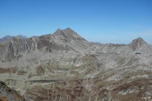 hiking in the swiss alps photo