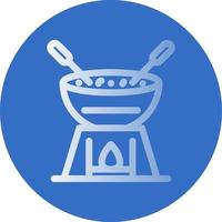 diseño de icono de vector de fondue