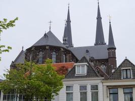 el ciudad de porcelana de Delft en el Países Bajos foto