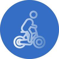 diseño de icono de vector de ciclismo