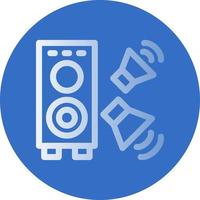 Loudspeaker Vector Icon Design