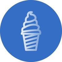 Ice Cream Cup Vector Icon Design