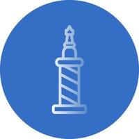 Trajans Column Vector Icon Design